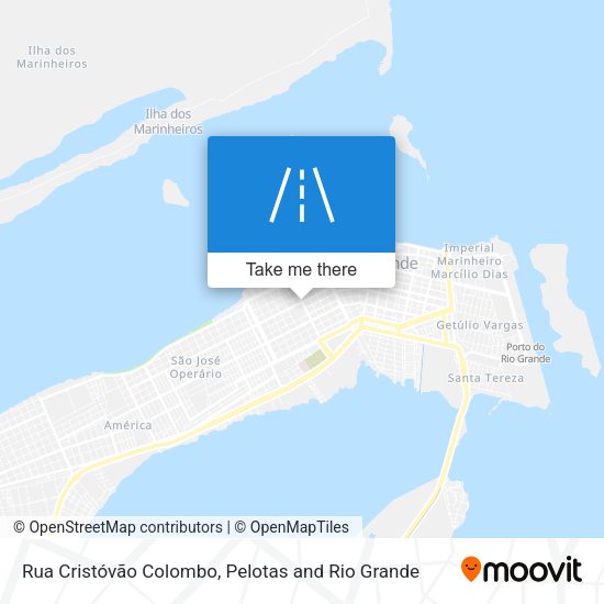 Rua Cristóvão Colombo map