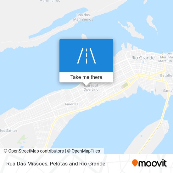 Rua Das Missões map