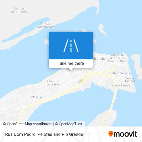 Rua Dom Pedro map