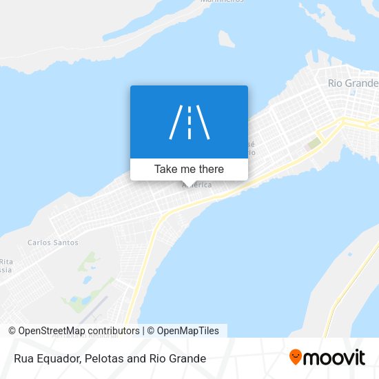 Rua Equador map