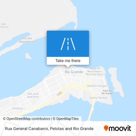 Rua General Canabarro map