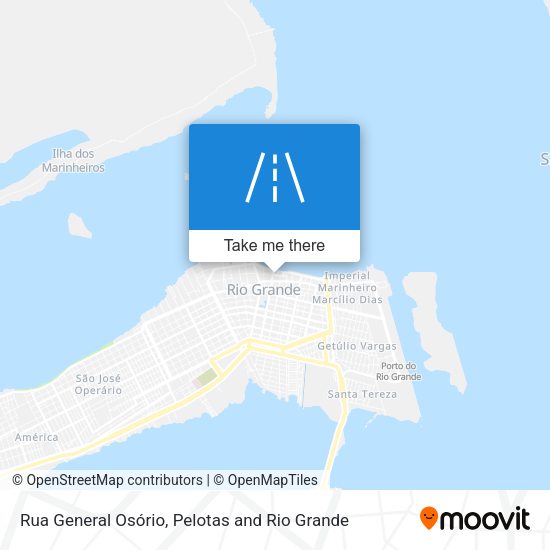 Rua General Osório map