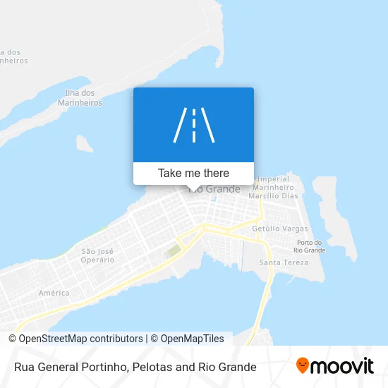 Rua General Portinho map