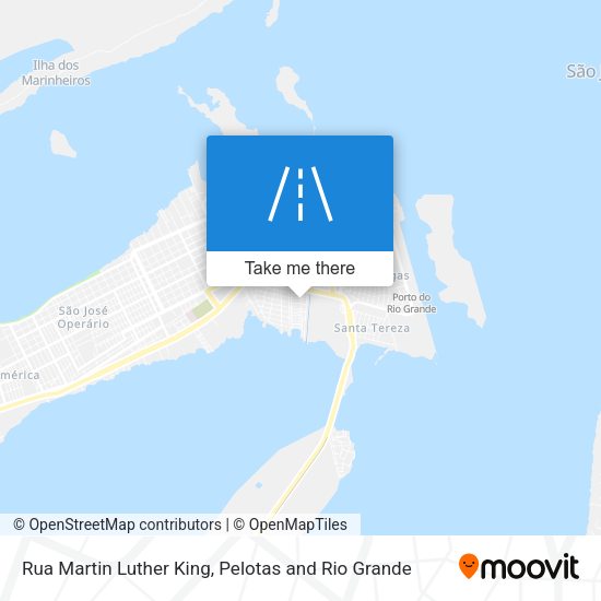 Rua Martin Luther King map