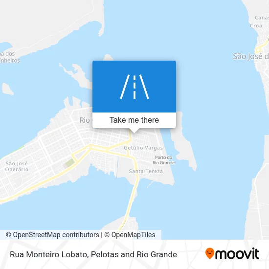 Rua Monteiro Lobato map