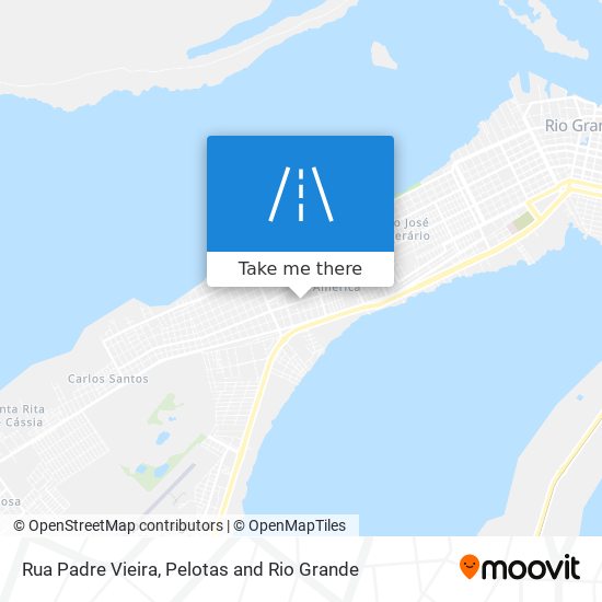 Rua Padre Vieira map