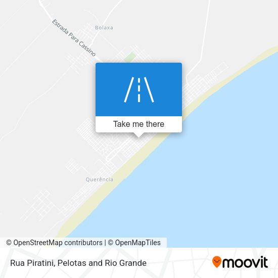 Rua Piratini map