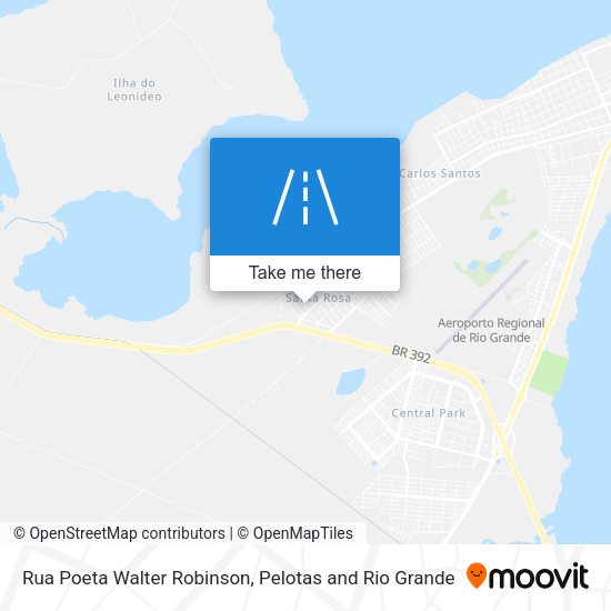 Rua Poeta Walter Robinson map
