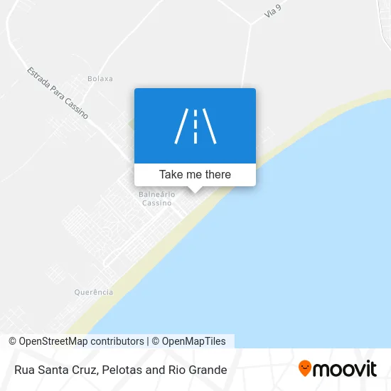 Rua Santa Cruz map