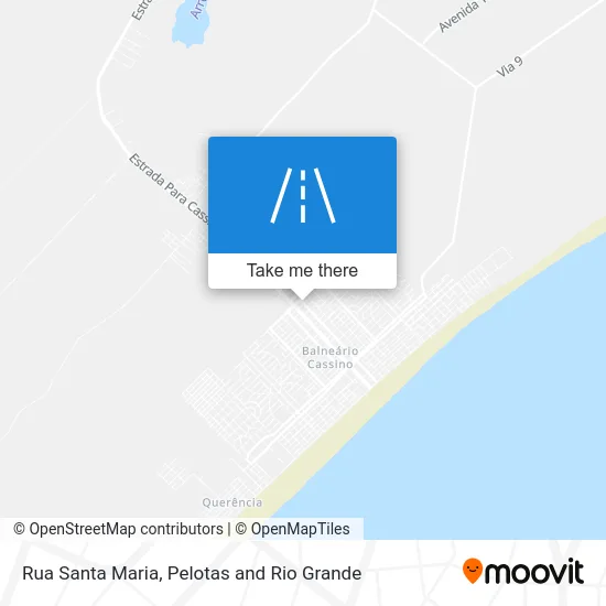 Rua Santa Maria map