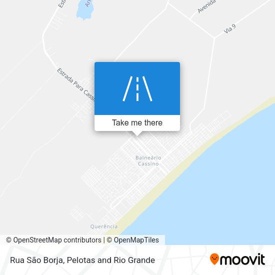 Rua São Borja map