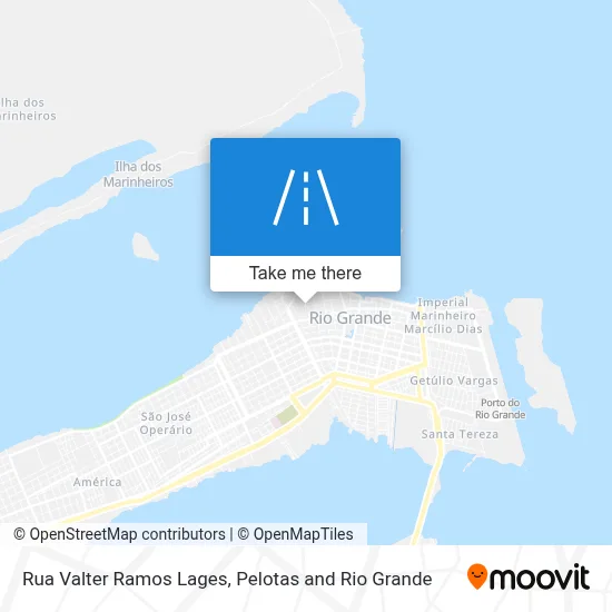 Rua Valter Ramos Lages map