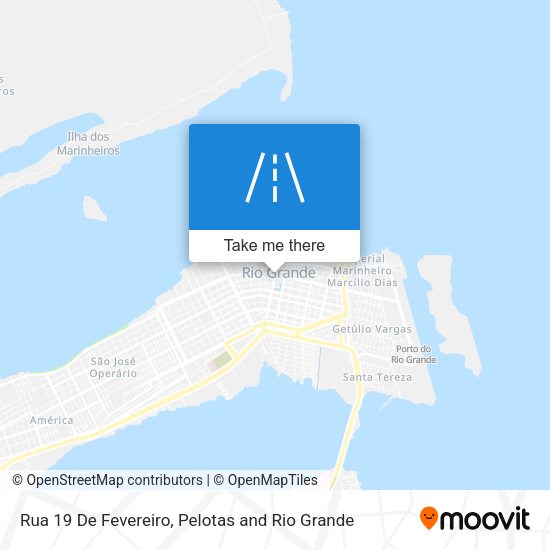 Rua 19 De Fevereiro map