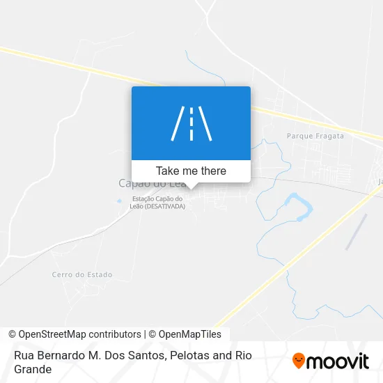 Rua Bernardo M. Dos Santos map
