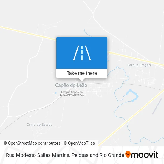 Rua Modesto Salles Martins map