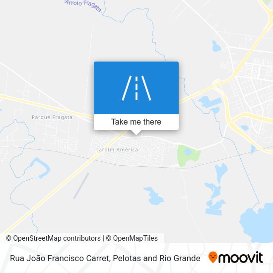Rua João Francisco Carret map