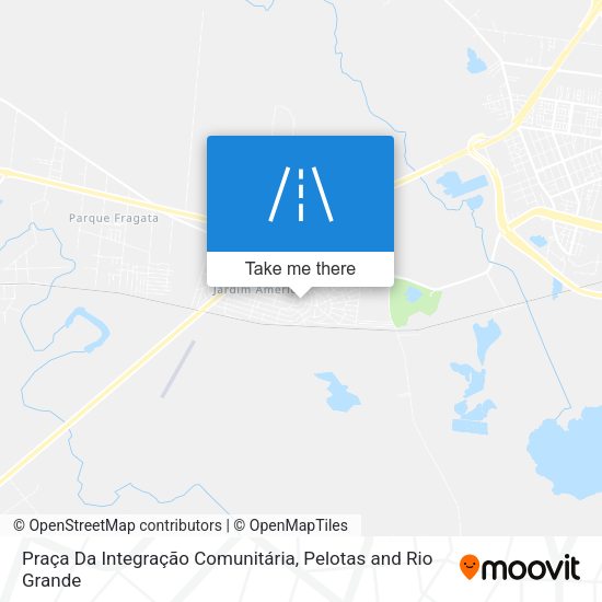 Praça Da Integração Comunitária map