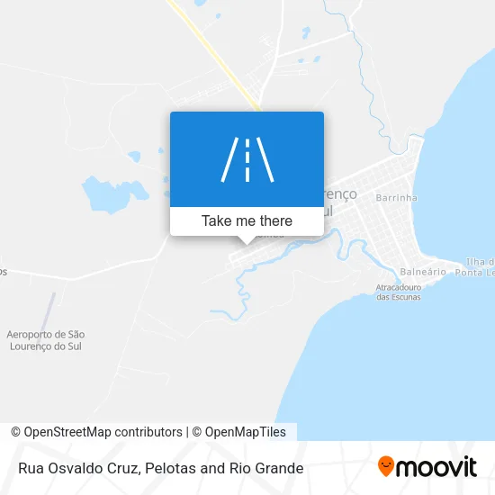 Rua Osvaldo Cruz map