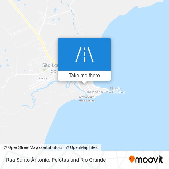 Rua Santo Ântonio map