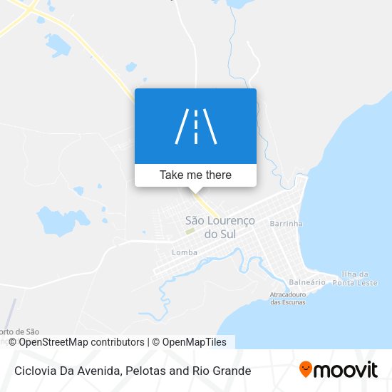 Ciclovia Da Avenida map