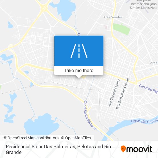 Residencial Solar Das Palmeiras map