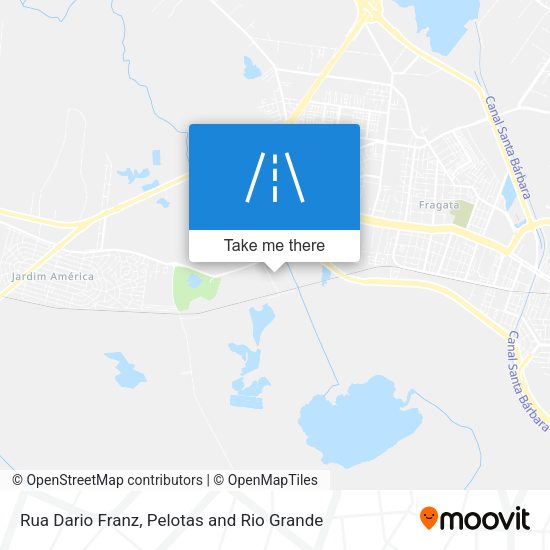 Rua Dario Franz map