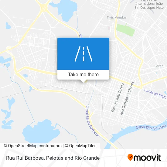 Rua Rui Barbosa map