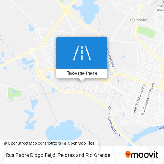 Rua Padre Diogo Feijó map