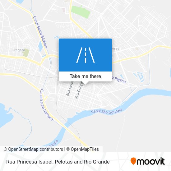 Rua Princesa Isabel map