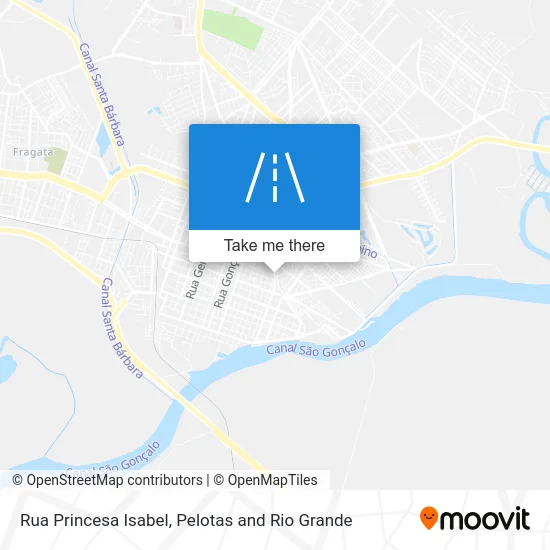 Rua Princesa Isabel map