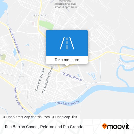 Mapa Rua Barros Cassal