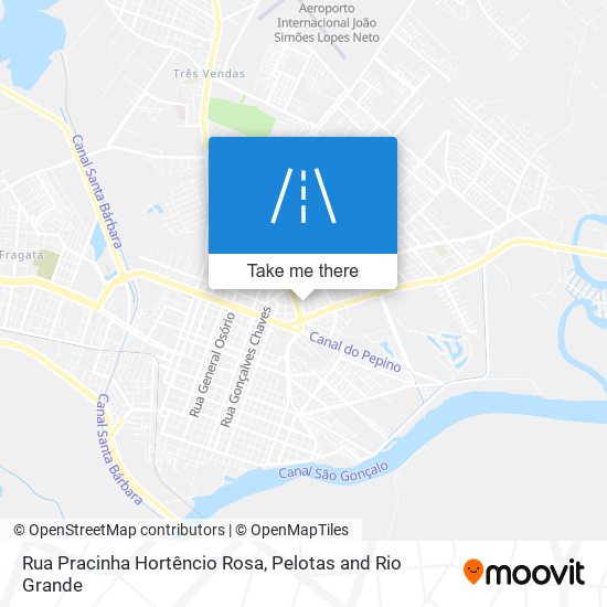 Rua Pracinha Hortêncio Rosa map