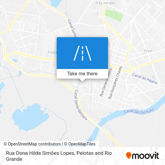 Rua Dona Hilda Simões Lopes map