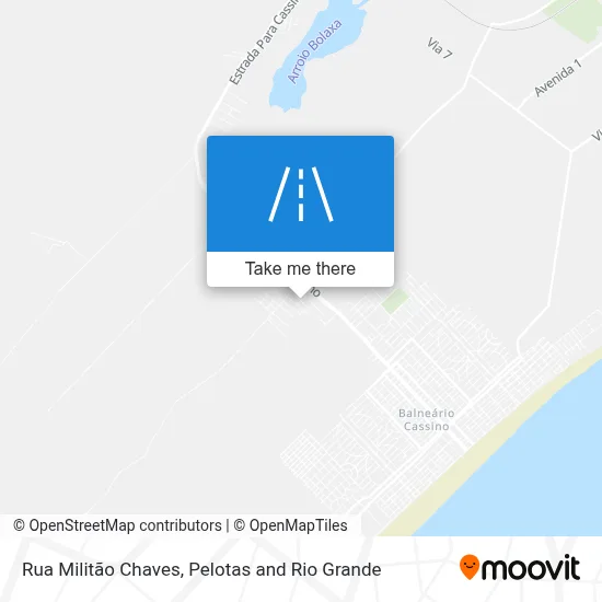 Rua Militão Chaves map