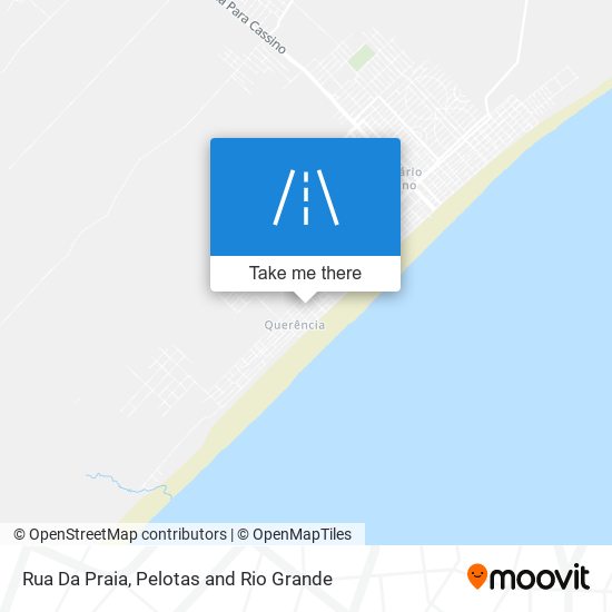 Mapa Rua Da Praia