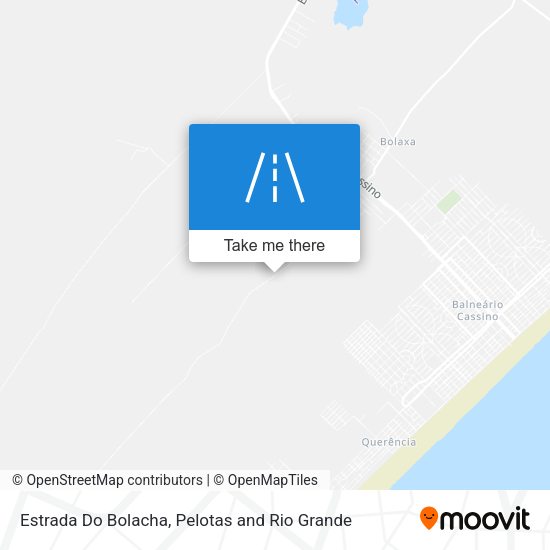 Estrada Do Bolacha map
