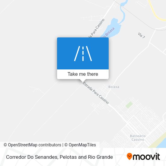 Corredor Do Senandes map