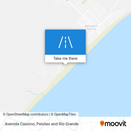 Avenida Cassino map