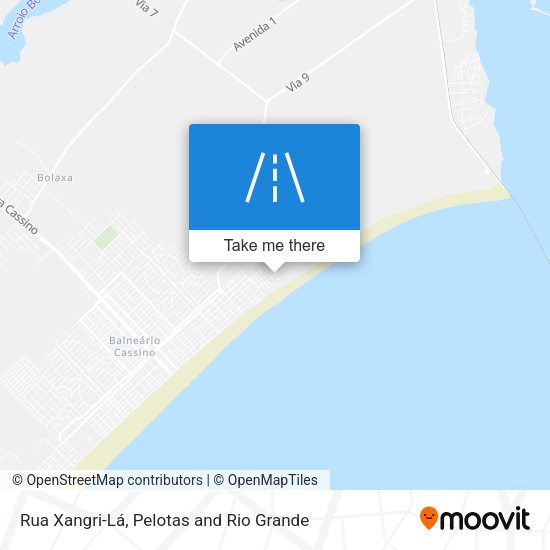 Rua Xangri-Lá map