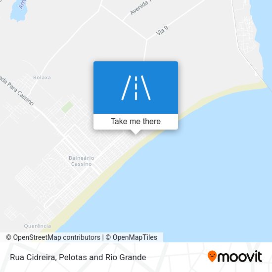 Rua Cidreira map