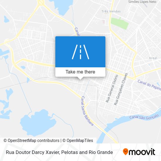 Rua Doutor Darcy Xavier map