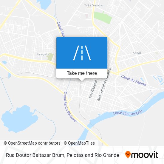 Rua Doutor Baltazar Brum map
