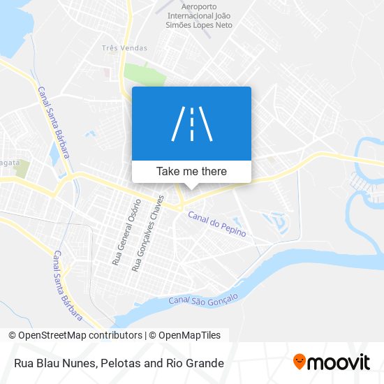 Rua Blau Nunes map