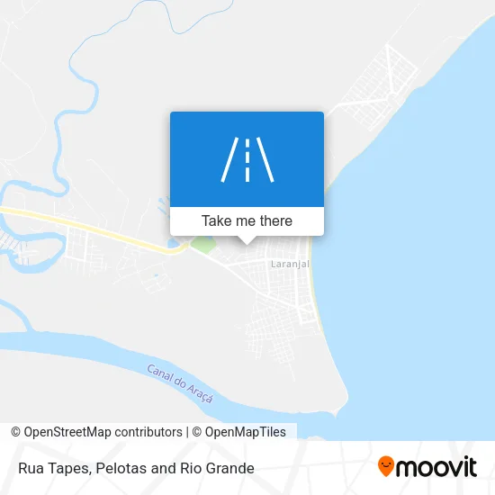 Rua Tapes map