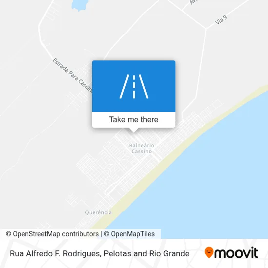 Rua Alfredo F. Rodrigues map