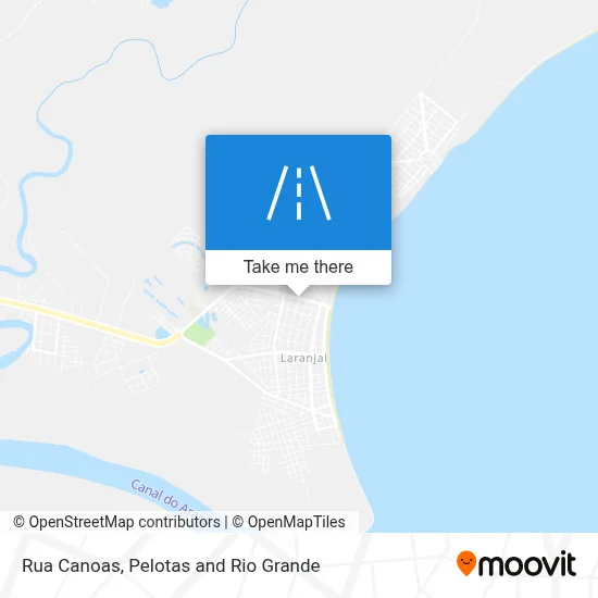 Rua Canoas map