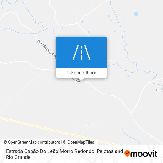 Estrada Capão Do Leão Morro Redondo map