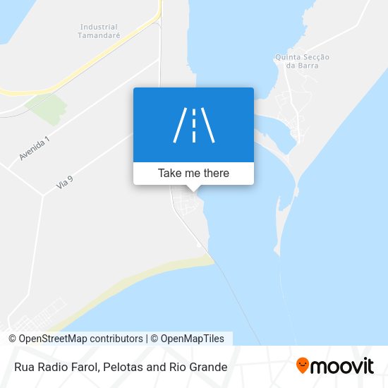 Rua Radio Farol map