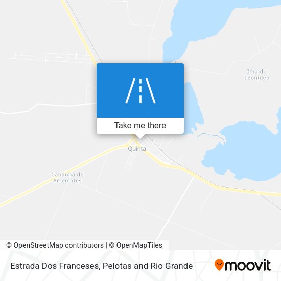 Estrada Dos Franceses map