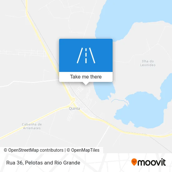 Rua 36 map